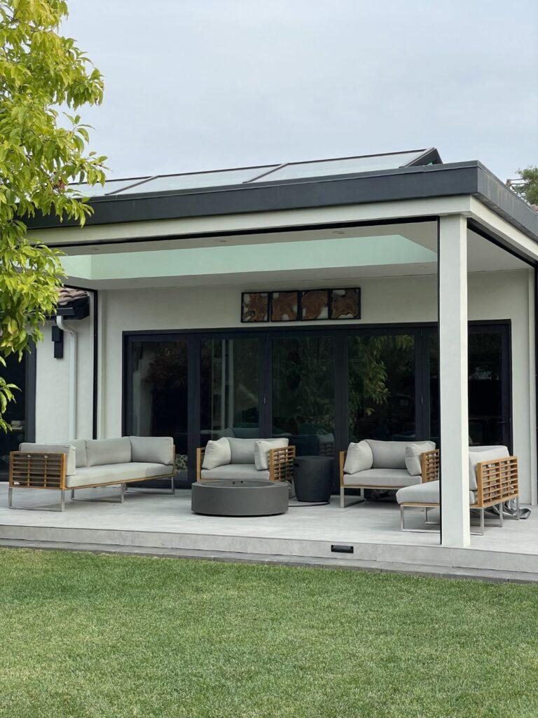 Backyard remodeling with hardscape and landscaping integration in Saratoga